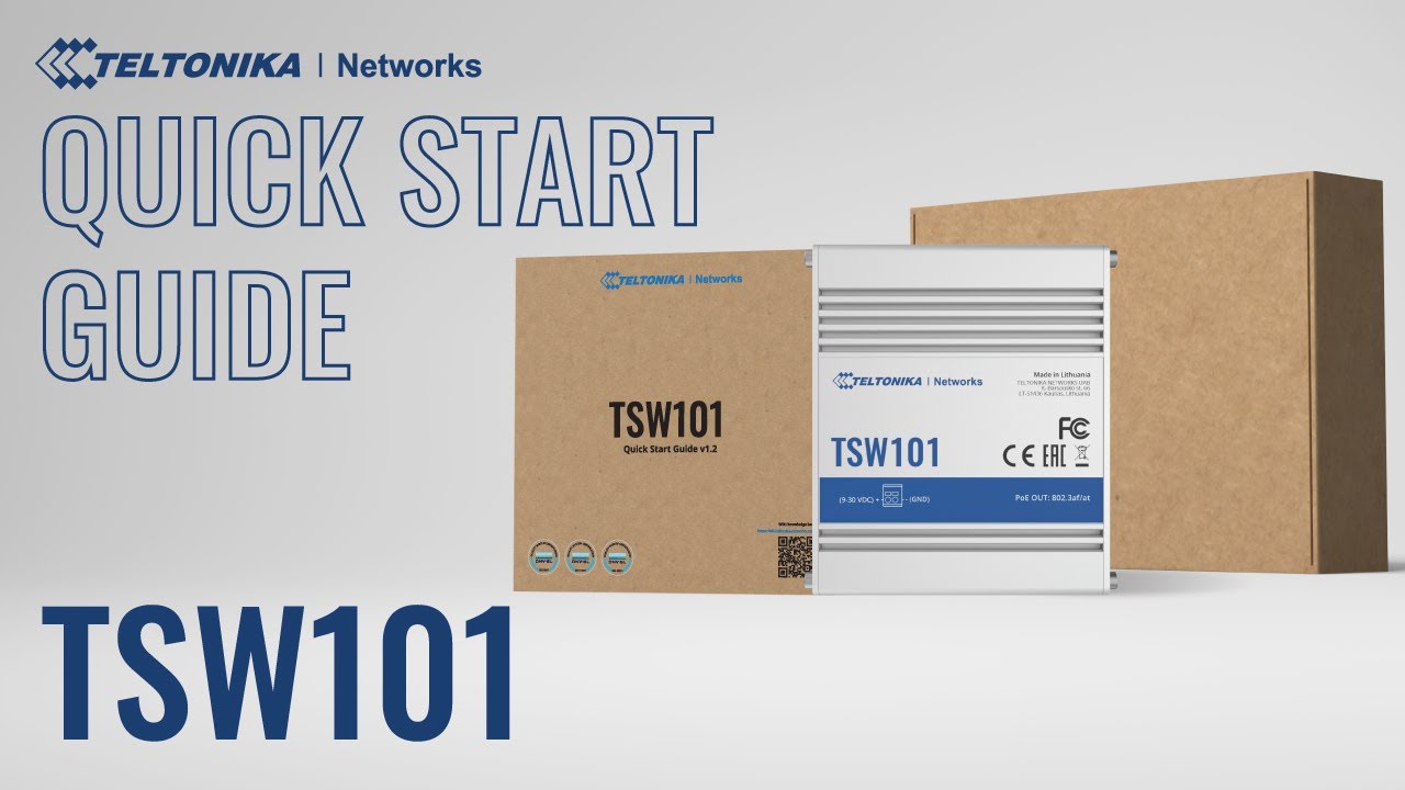 Teltonika Tsw Automotive Poe Switch Quick Start Guide